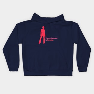 The Resistance is Female Kids Hoodie